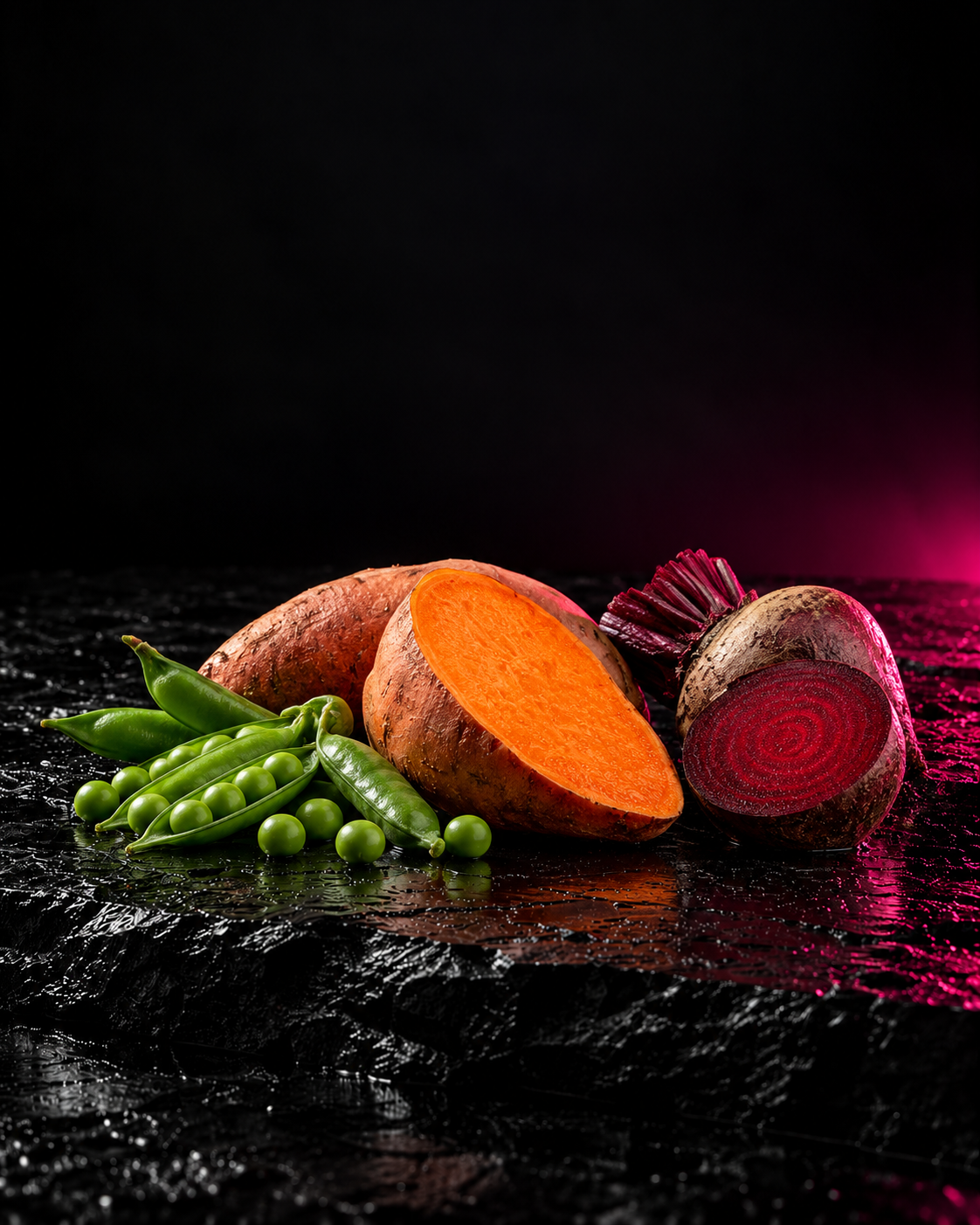 Sweet Potato, Peas & Beetroot